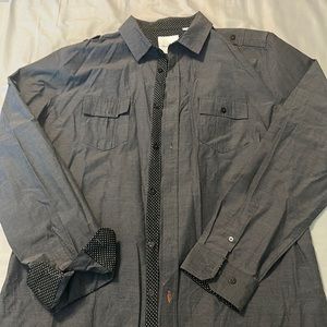 Gray dress shirt